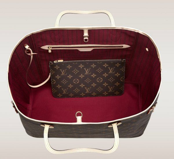 #m40991 l**is V*t*n 2014 new monogram neverfull gm/ red with pochette