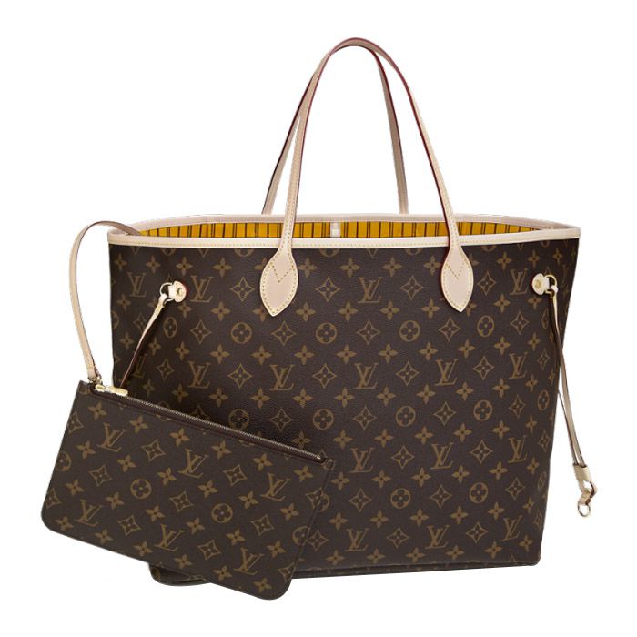 #m40992 l**is V*t*n 2014 new monogram neverfull gm / yellow  with pochette