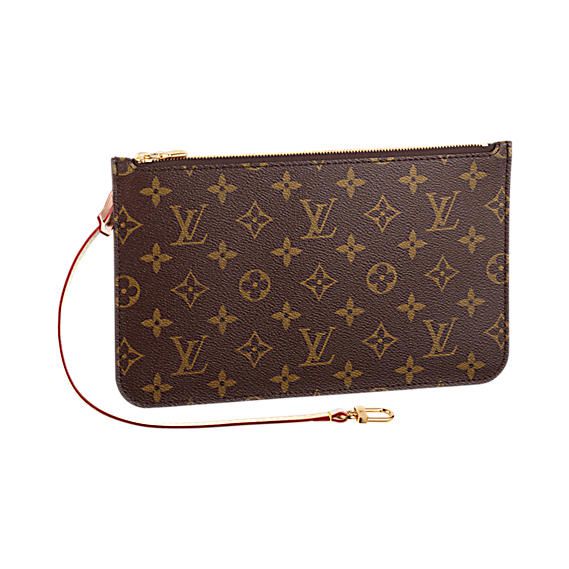 #m40995 l**is V*t*n 2015 monogram neverfull mm with pochette－beige