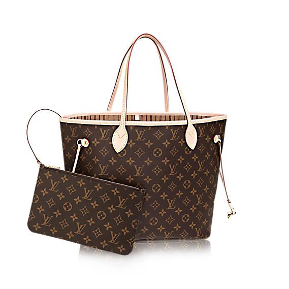 #m40995 l**is V*t*n 2015 monogram neverfull mm with pochette－beige