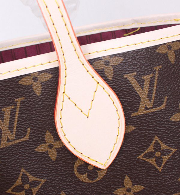 #m40996 l**is V*t*n 2014 new monogram neverfull mm/ red with pochette