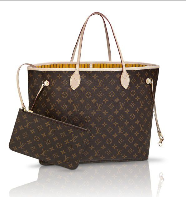 #m40997 l**is V*t*n 2014 new monogram neverfull mm / yellow  with pochette