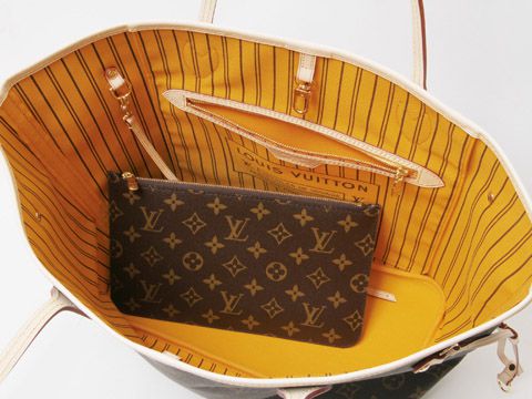 #m40997 l**is V*t*n 2014 new monogram neverfull mm / yellow  with pochette