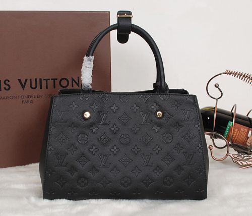 #m41050 l**is V*t*n 2014 monogram canvas montaigne bag bb- black