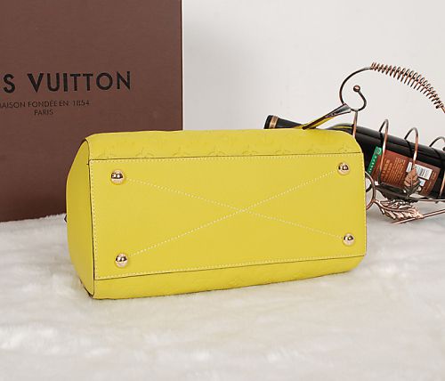 #m41050 l**is V*t*n 2014 monogram canvas montaigne bag mm-lemon