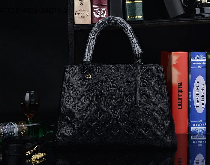 #m41050 l**is V*t*n 2014 monogram canvas montaigne bag bb- black