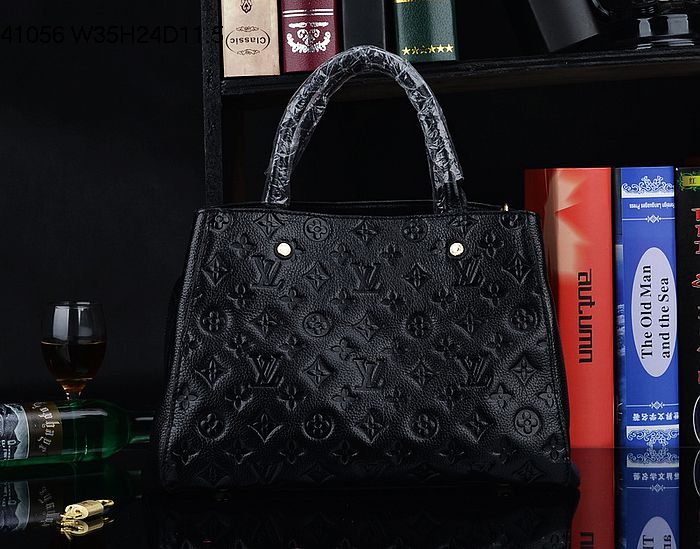 #m41050 l**is V*t*n 2014 monogram canvas montaigne bag bb- black