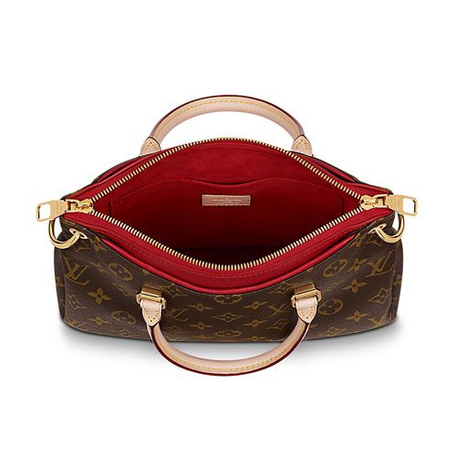 m41241 l**is V*t*n 2014 monogram canvas pallas bb handbag-red