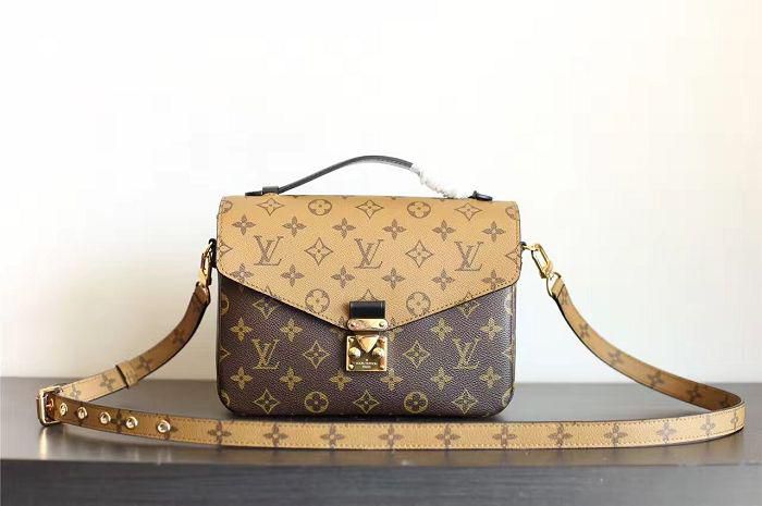 #m41465 l**is V*t*n 2016 premium monogram canvas pochette métis handbag