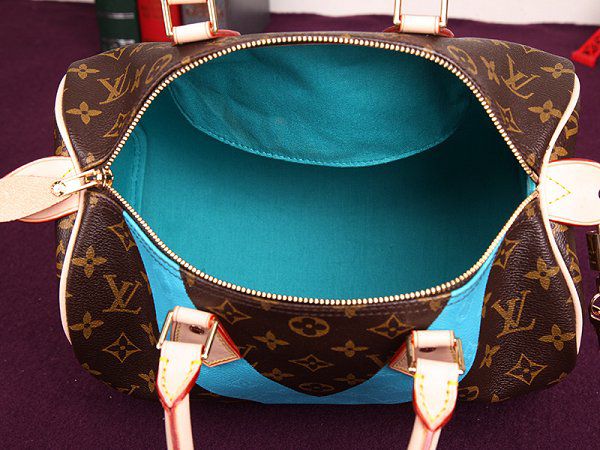 m41533 l**is V*t*n 2015 summer monogram v speedy 30 handbag- turquoise