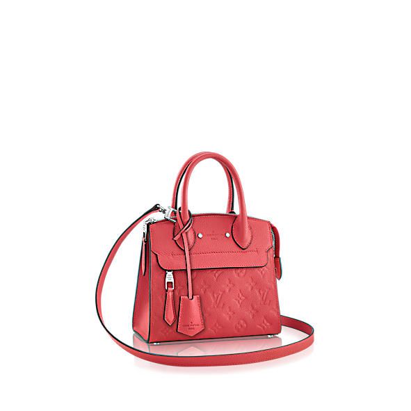 #m41747l**is V*t*n 2016 empreinte pont neuf mini handbag-red