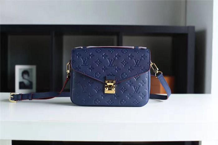 m44071 l**is V*t*n 2017 premium empreinte leather,pochette métis-blue