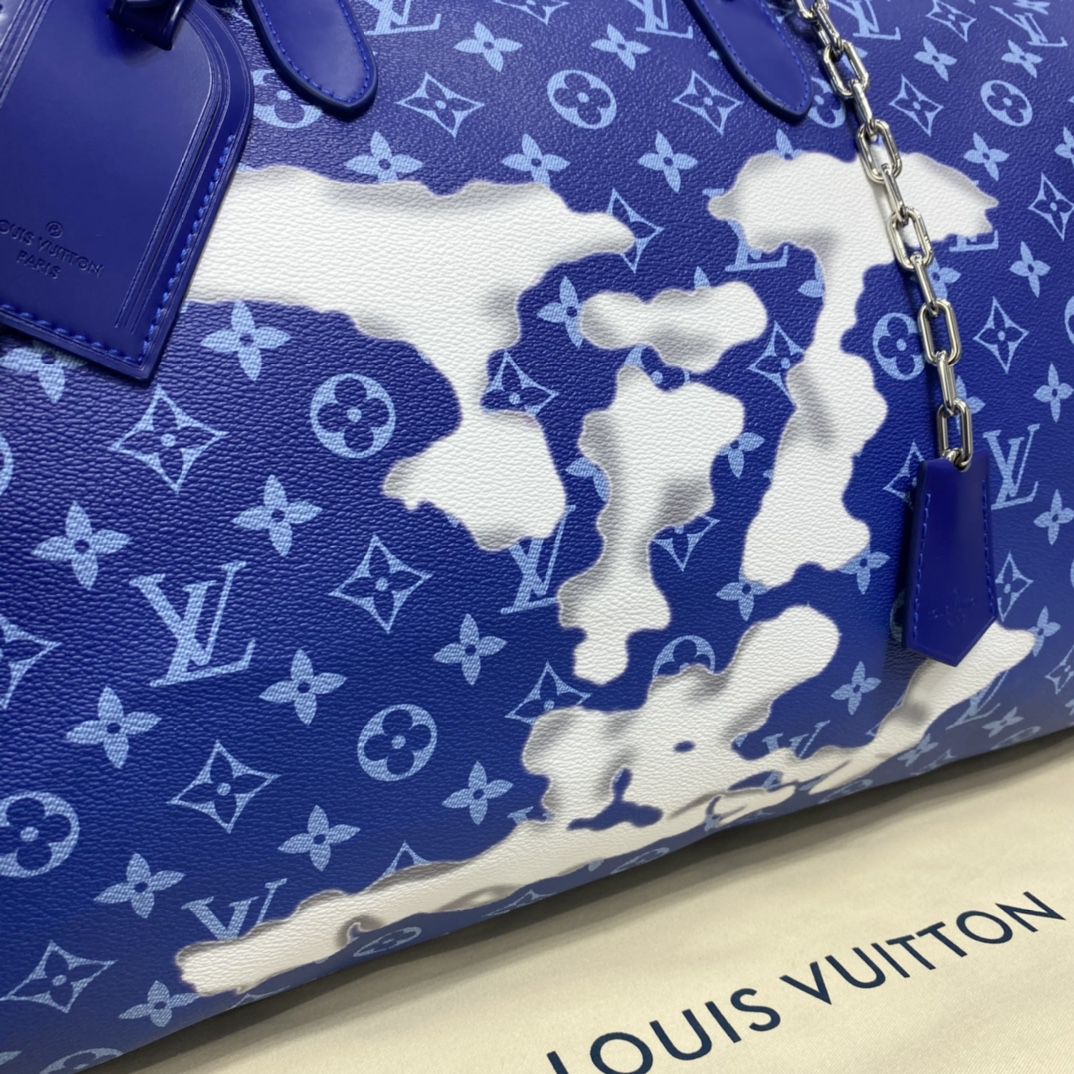 #m45428 l**is V*t*n keepall bandouliere 50 “clouds” virgil abloh