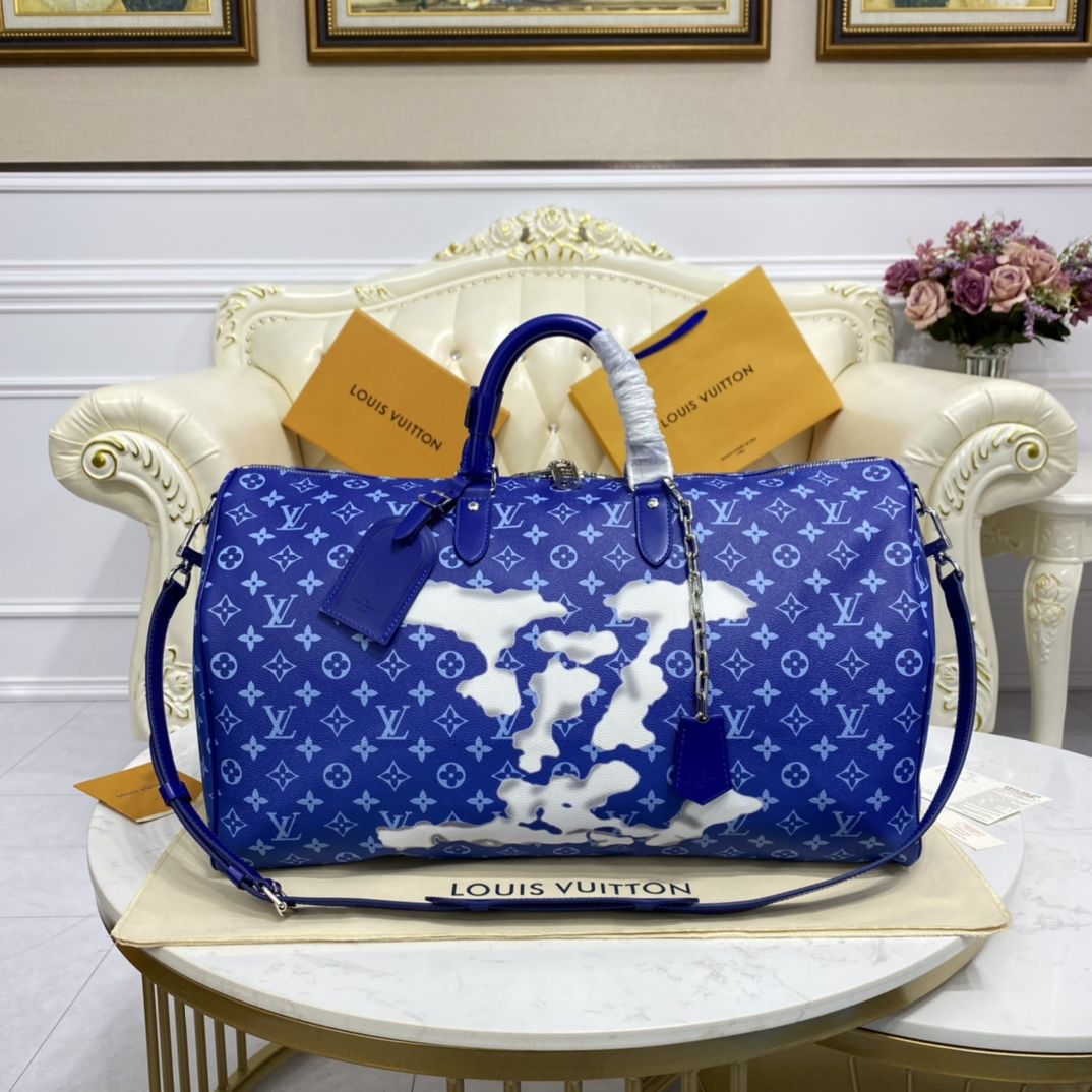 #m45428 l**is V*t*n keepall bandouliere 50 “clouds” virgil abloh