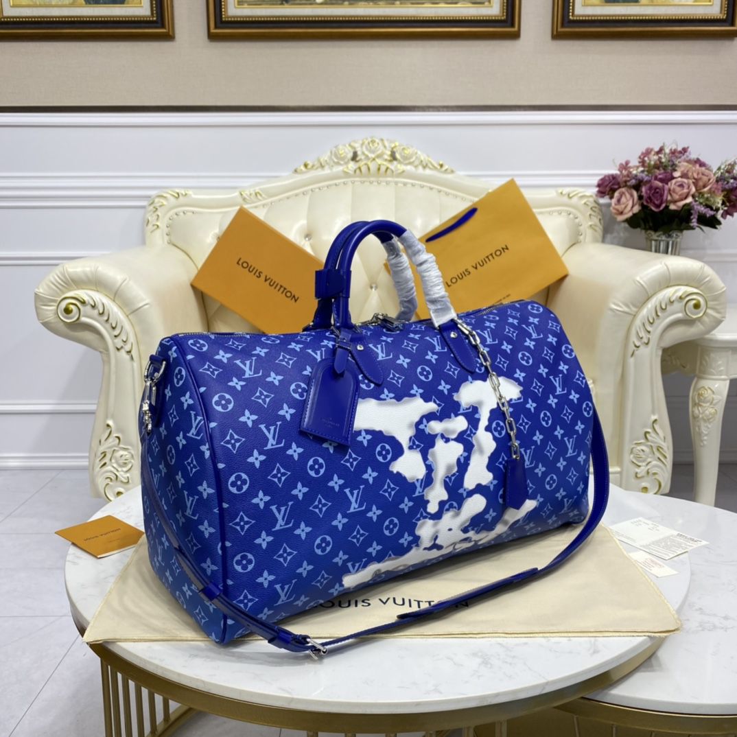 #m45428 l**is V*t*n keepall bandouliere 50 “clouds” virgil abloh