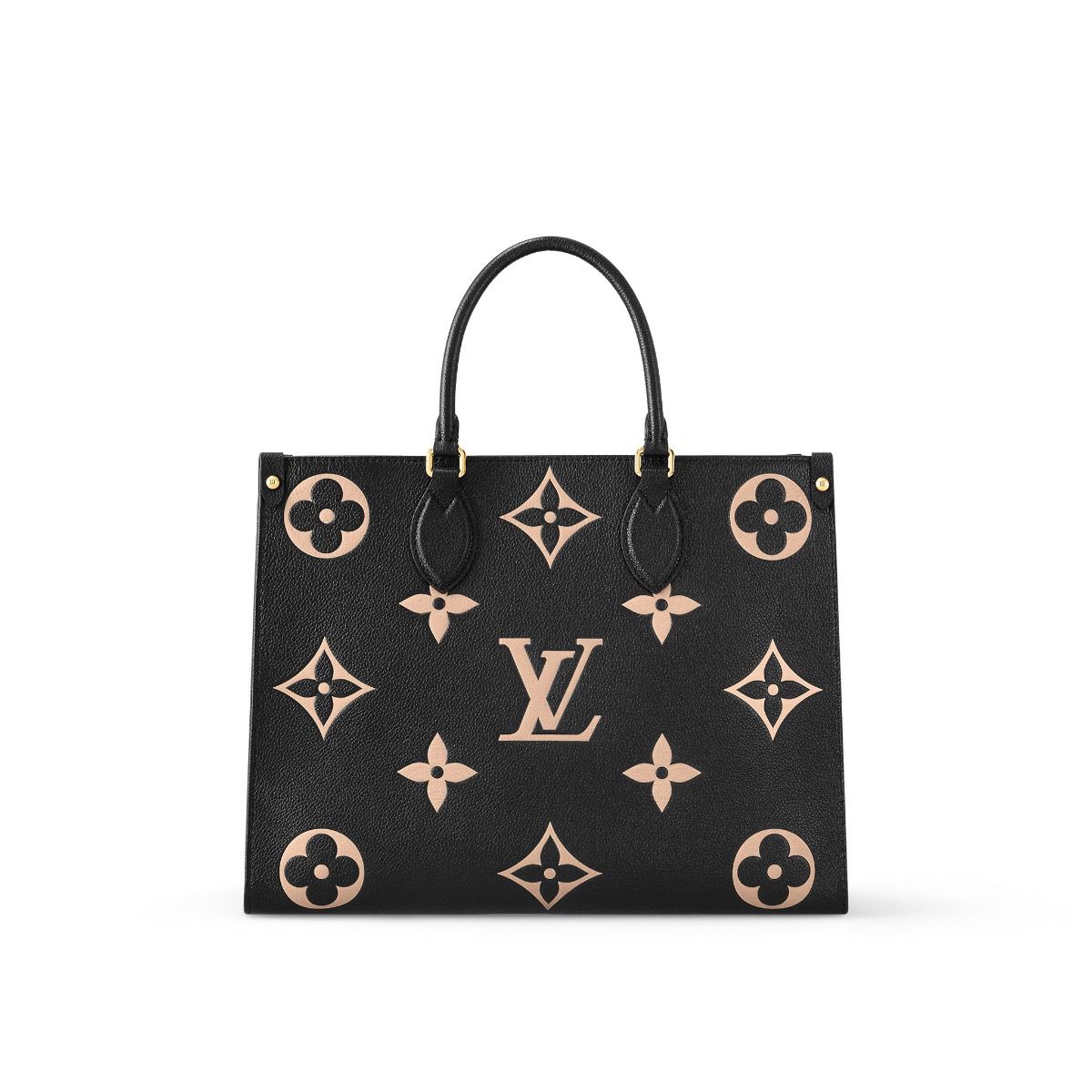 #m45495 l**is V*t*n medium bicolor monogram onthego mm-black/beige