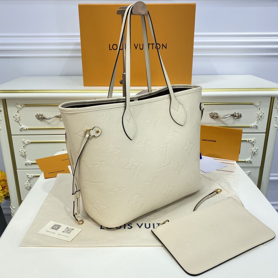 #m45684 l**is V*t*n monogram empreinte neverfull mm tote
