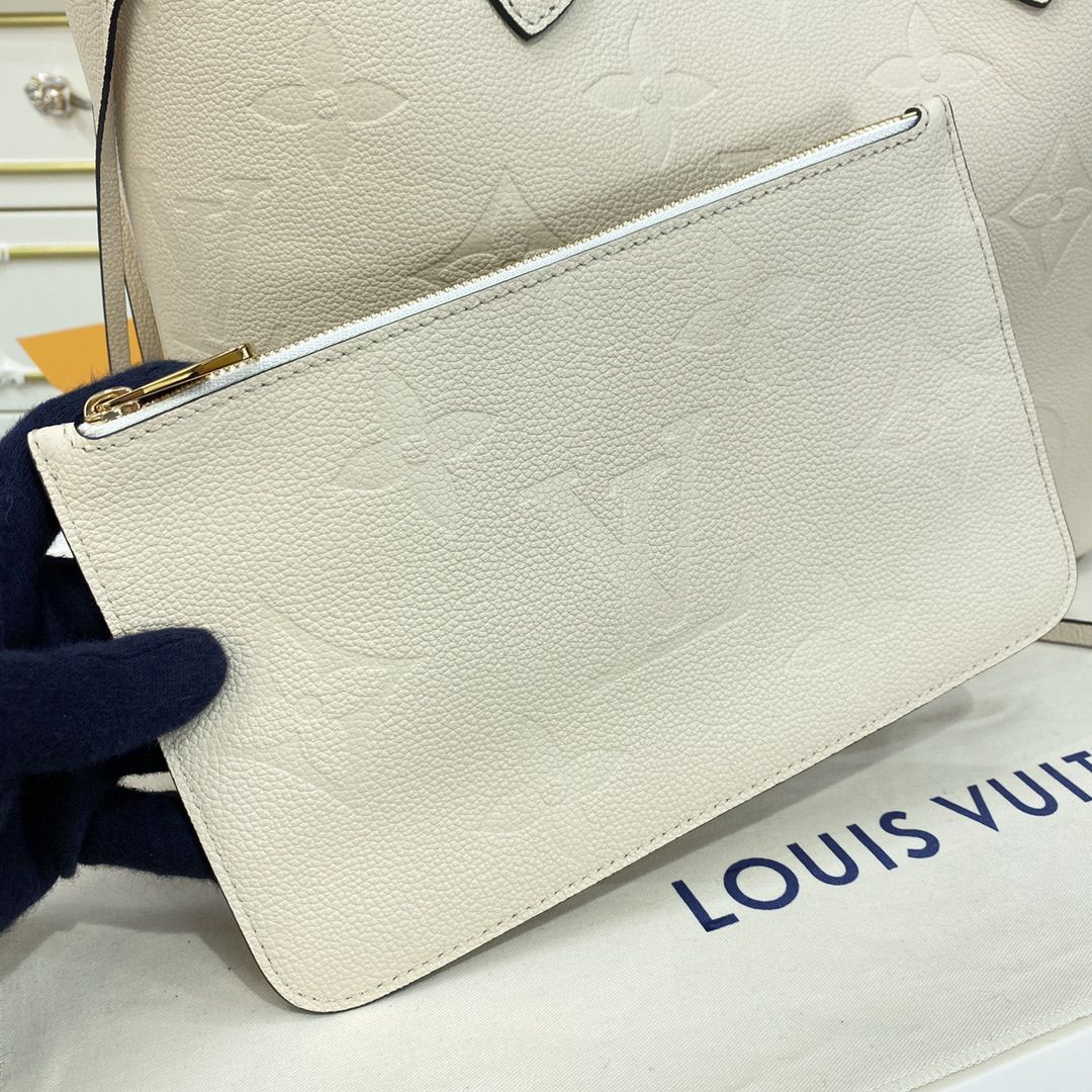 #m45684 l**is V*t*n monogram empreinte neverfull mm tote