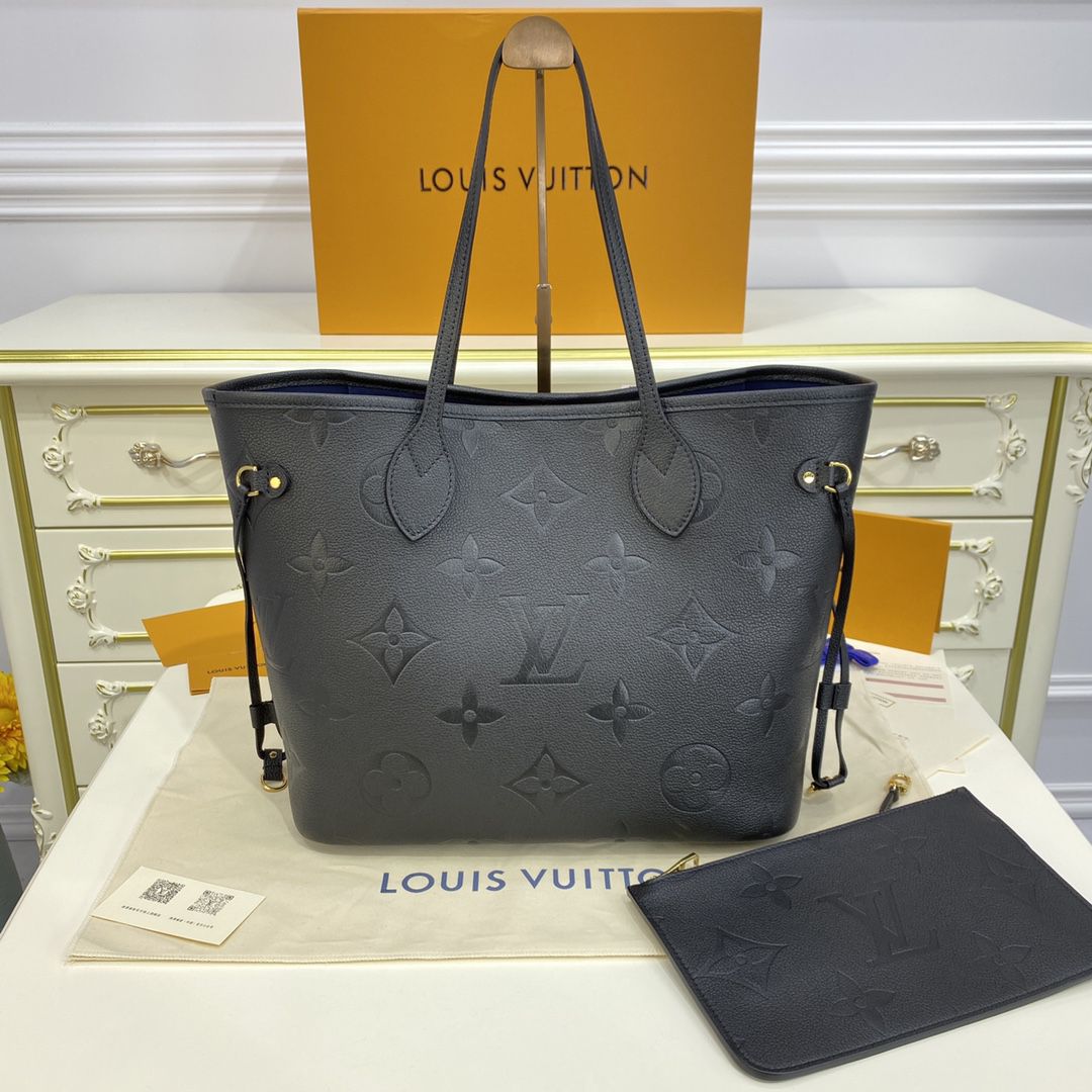 #m45685 l**is V*t*n monogram empreinte neverfull mm tote