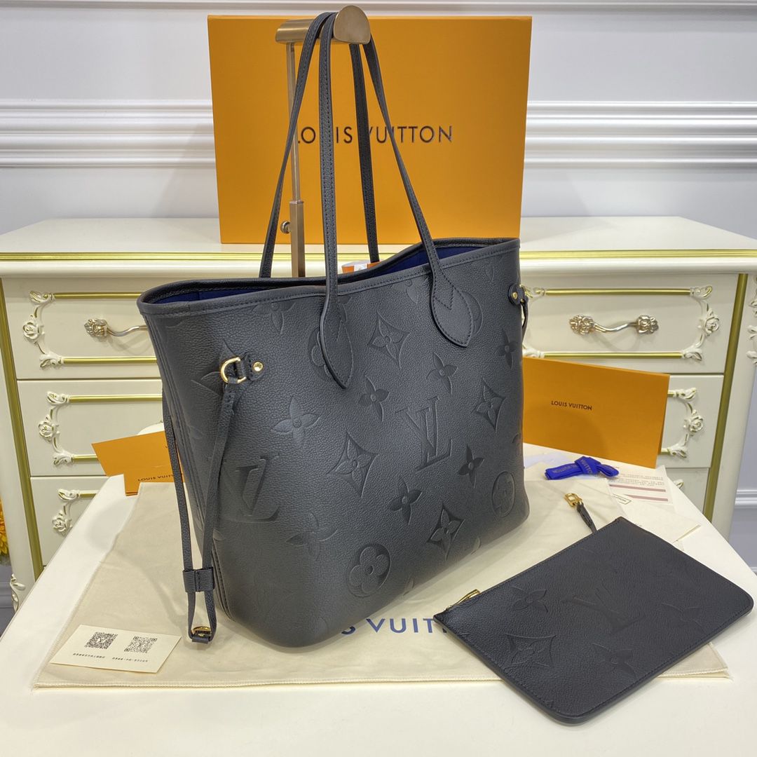 #m45685 l**is V*t*n monogram empreinte neverfull mm tote