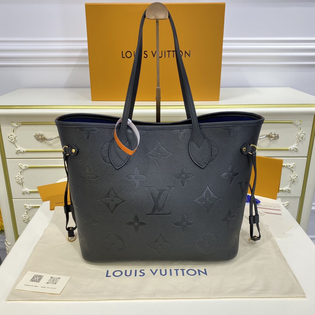 #m45685 l**is V*t*n monogram empreinte neverfull mm tote