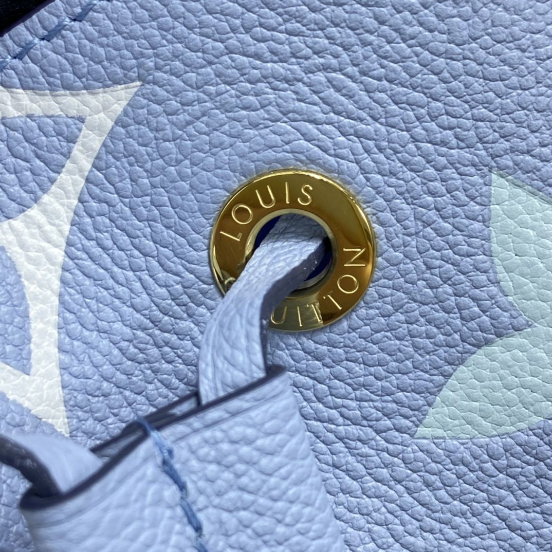 #m45709 l**is V*t*n monogram empreinte néonoé bb bucket bag-summer blue