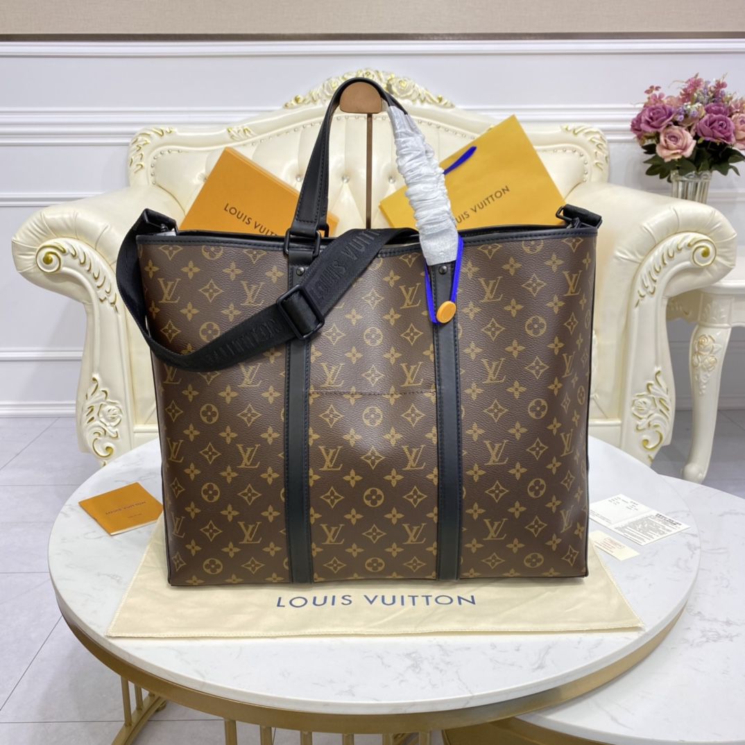 #m45733 l**is V*t*n monogram macassar week-end tote gm