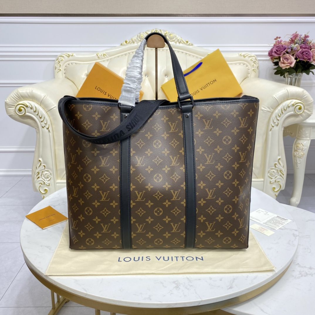#m45733 l**is V*t*n monogram macassar week-end tote gm