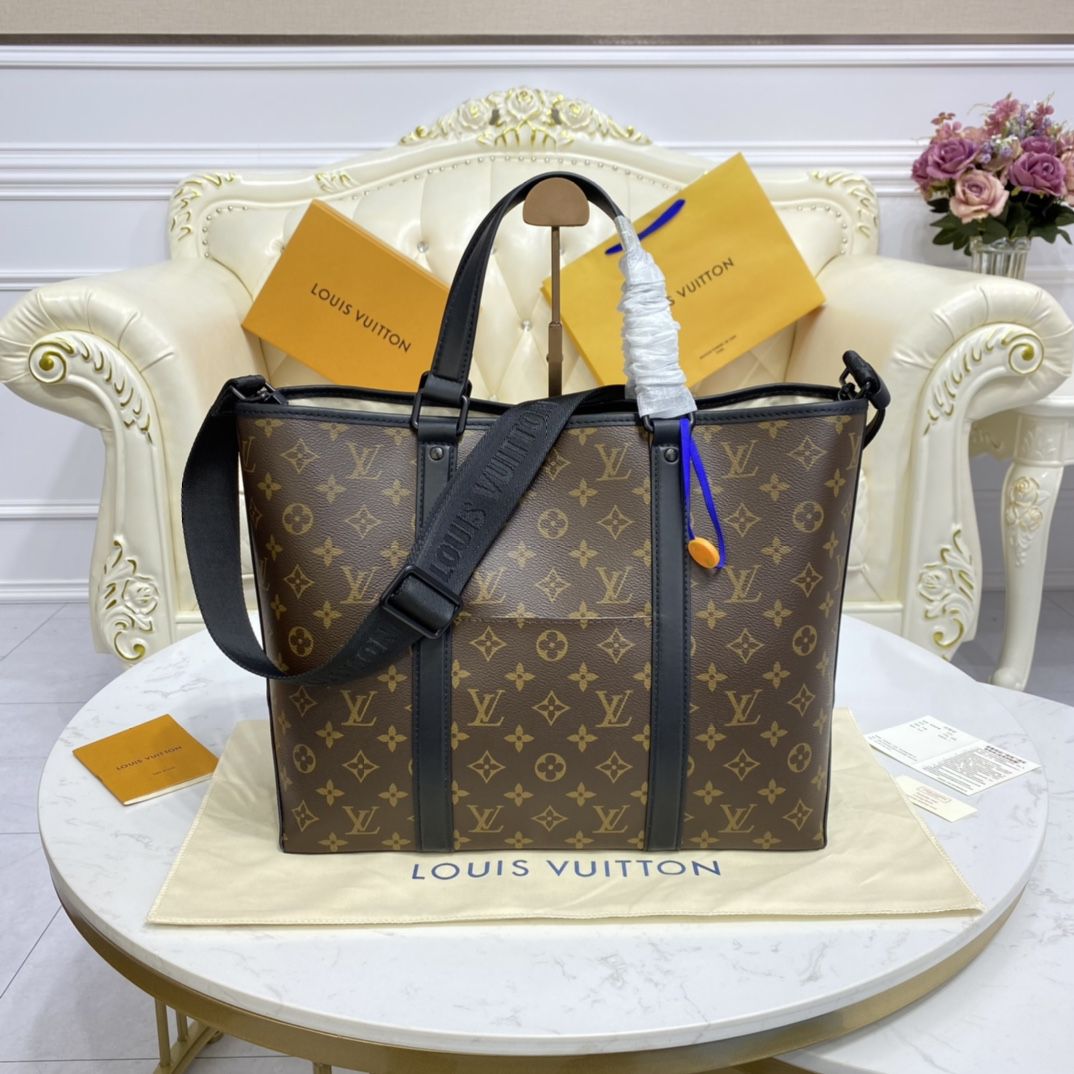 #m45734 l**is V*t*n monogram macassar week-end tote pm