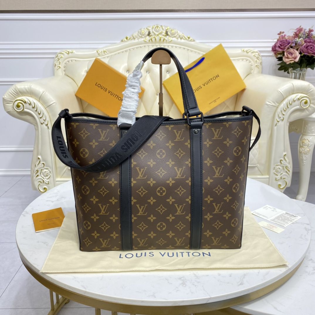 #m45734 l**is V*t*n monogram macassar week-end tote pm