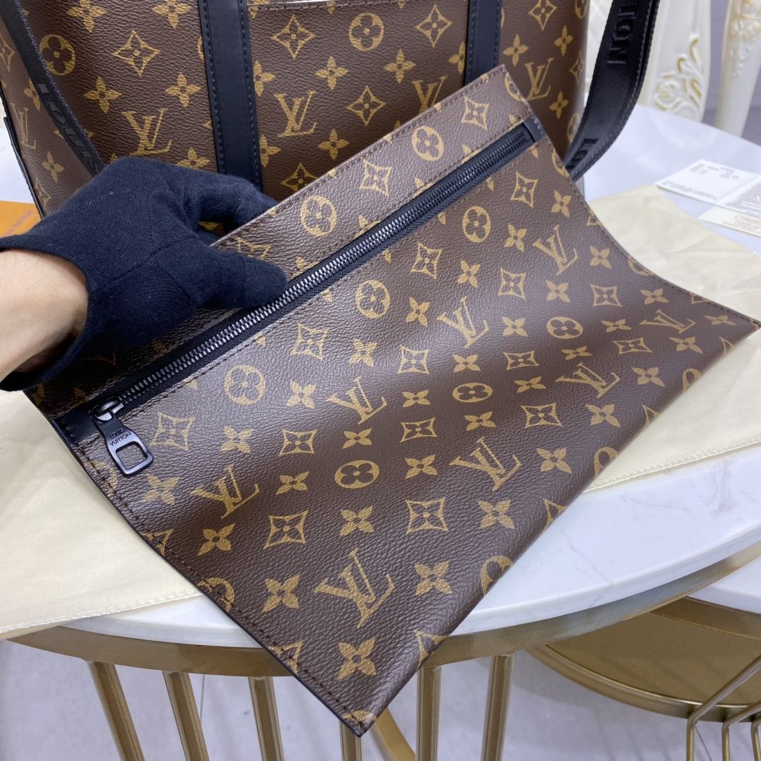 #m45734 l**is V*t*n monogram macassar week-end tote pm