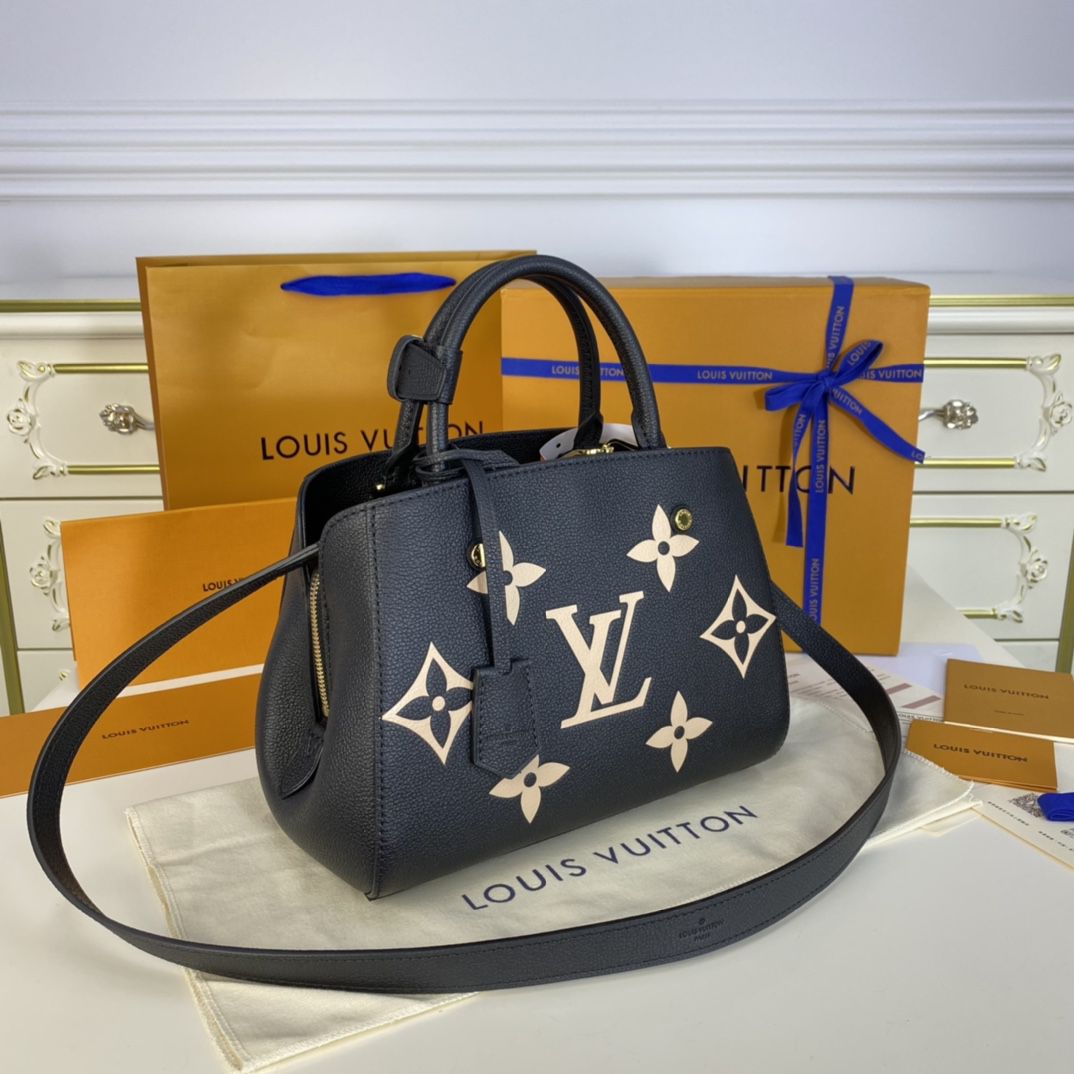 #m45778 l**is V*t*n monogram motif montaigne bb-black