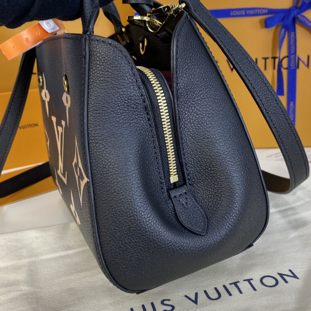 #m45778 l**is V*t*n monogram motif montaigne bb-black