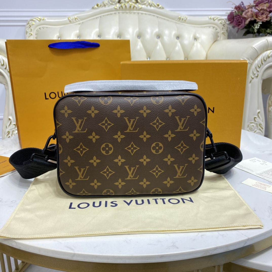 #m45806 l**is V*t*n monogram macassar s lock messenger