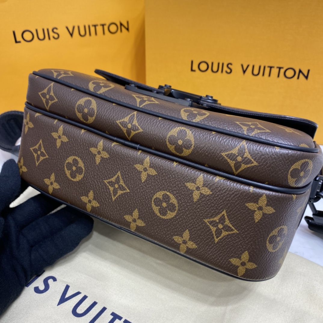 #m45806 l**is V*t*n monogram macassar s lock messenger