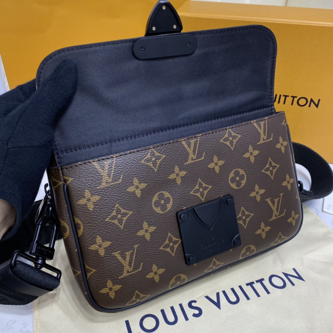 #m45806 l**is V*t*n monogram macassar s lock messenger