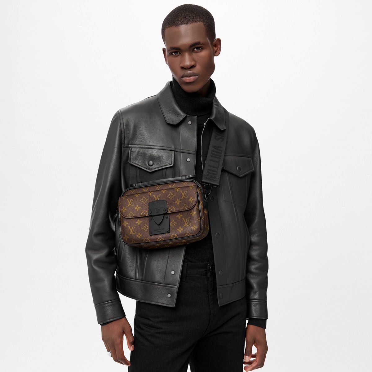 #m45806 l**is V*t*n monogram macassar s lock messenger