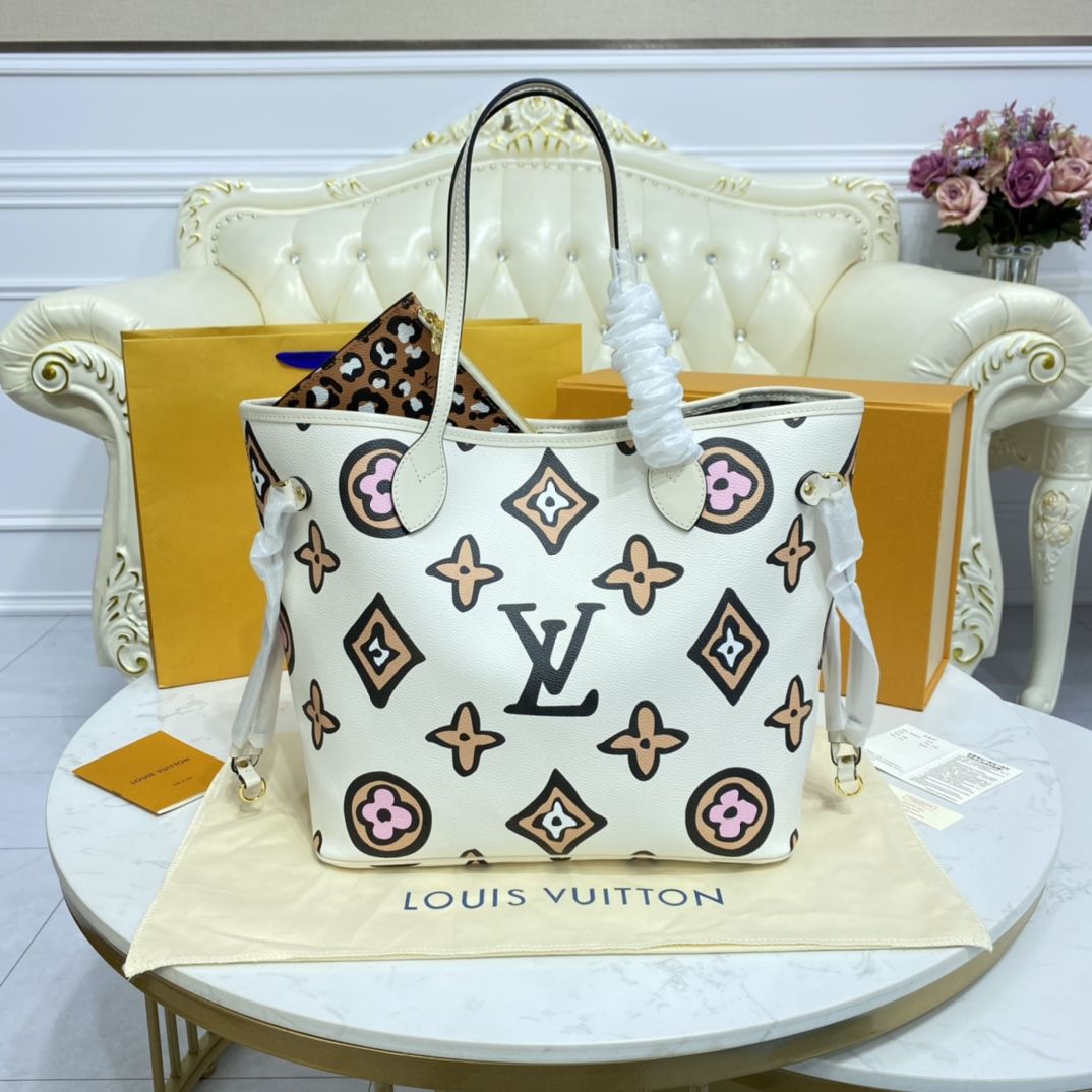 #m45819 l**is V*t*n monogram neverfull mm tote