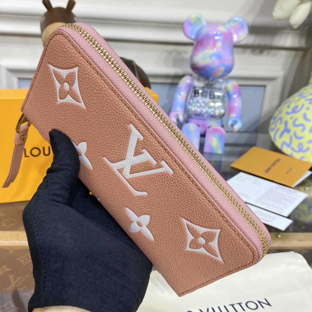 #m81645 l**is V*t*n monogram empreinte zippy wallet