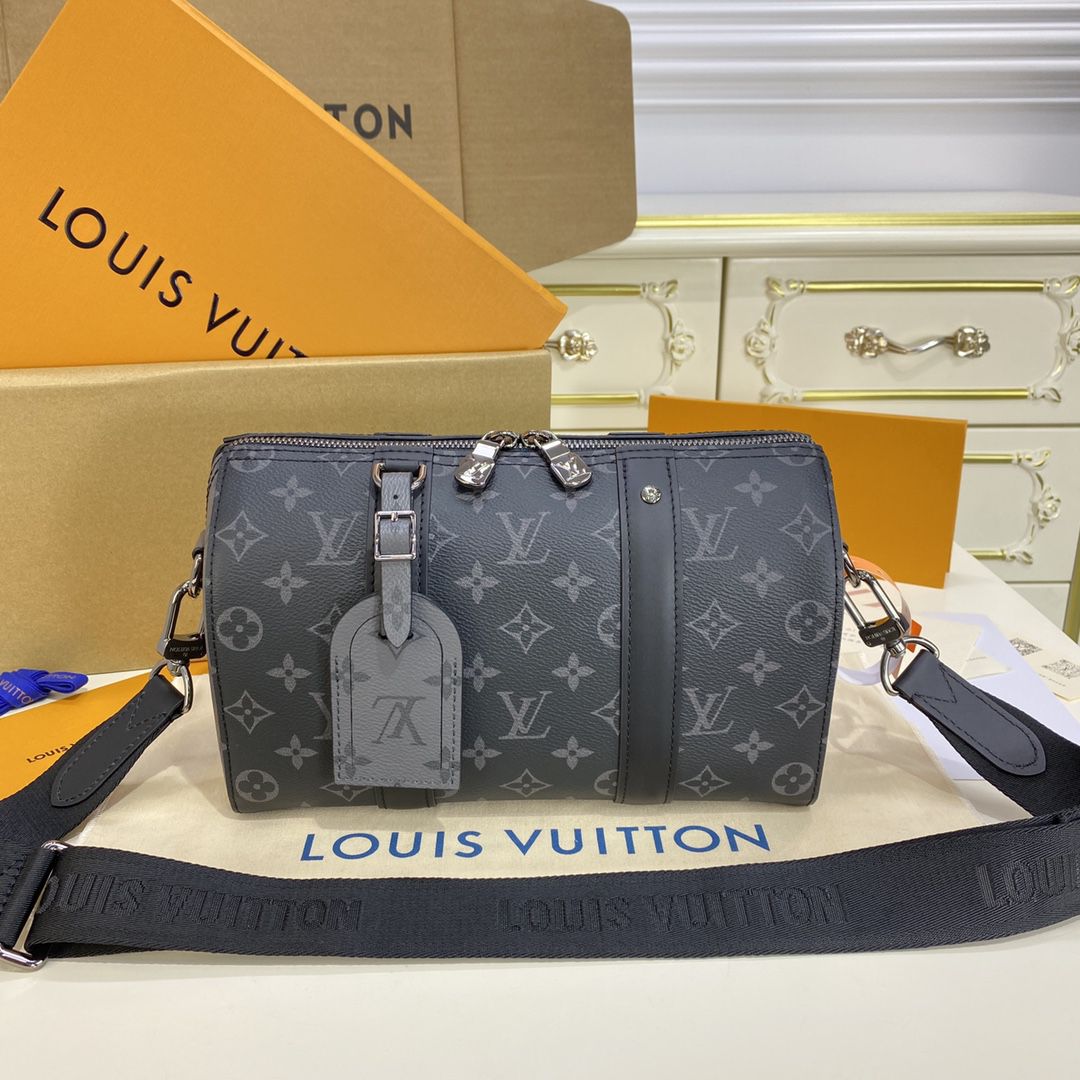 #m45936 l**is V*t*n monogram eclipse city keepall bag