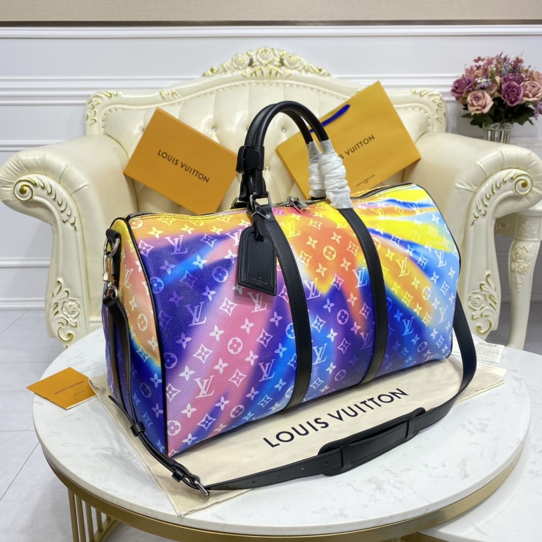 #m45942 l**is V*t*n monogram sunset  keepall bandouliere 50