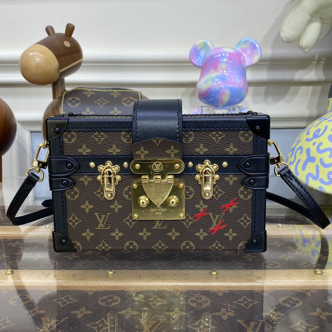 #m45943 l**is V*t*n epi petite malle handbag