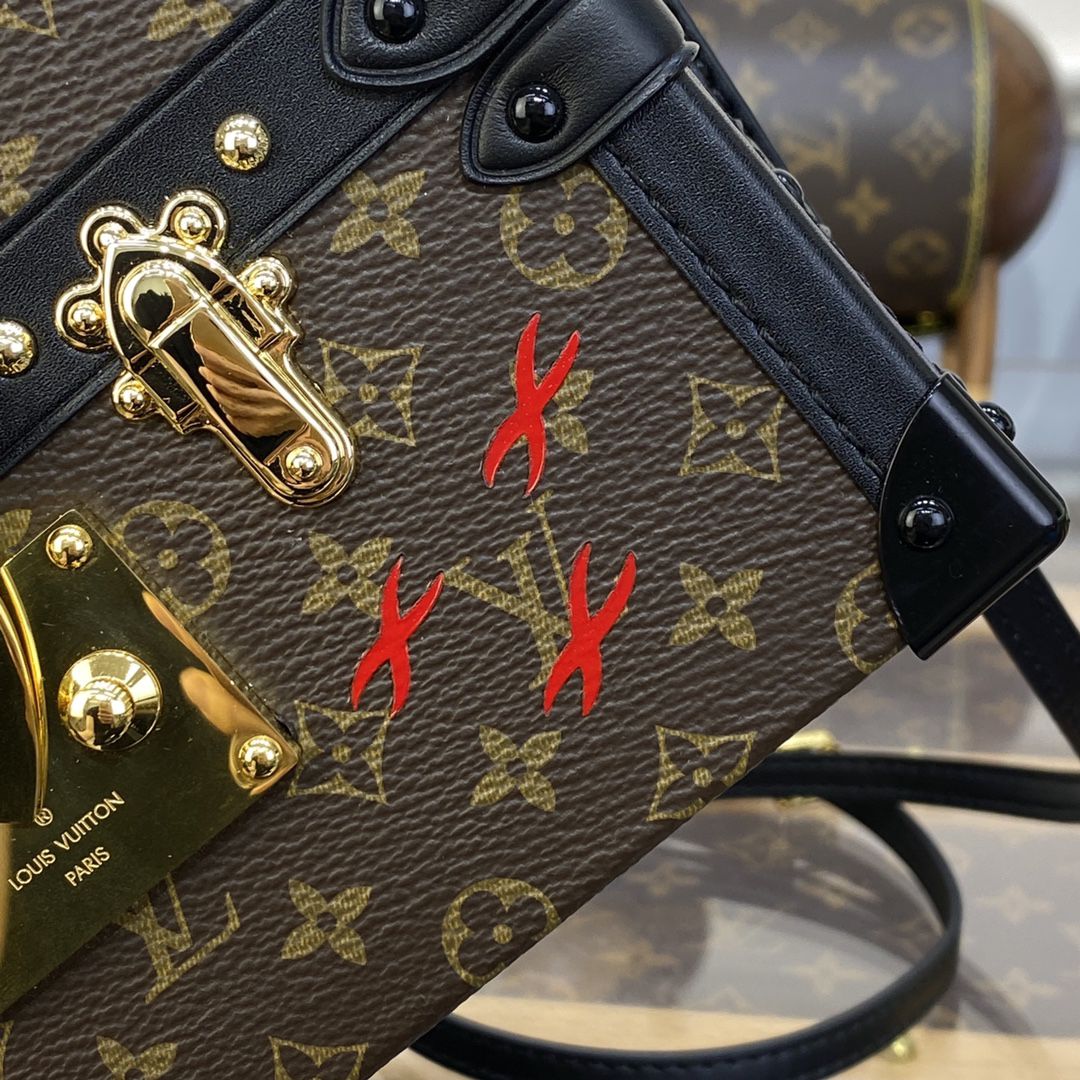 #m45943 l**is V*t*n epi petite malle handbag