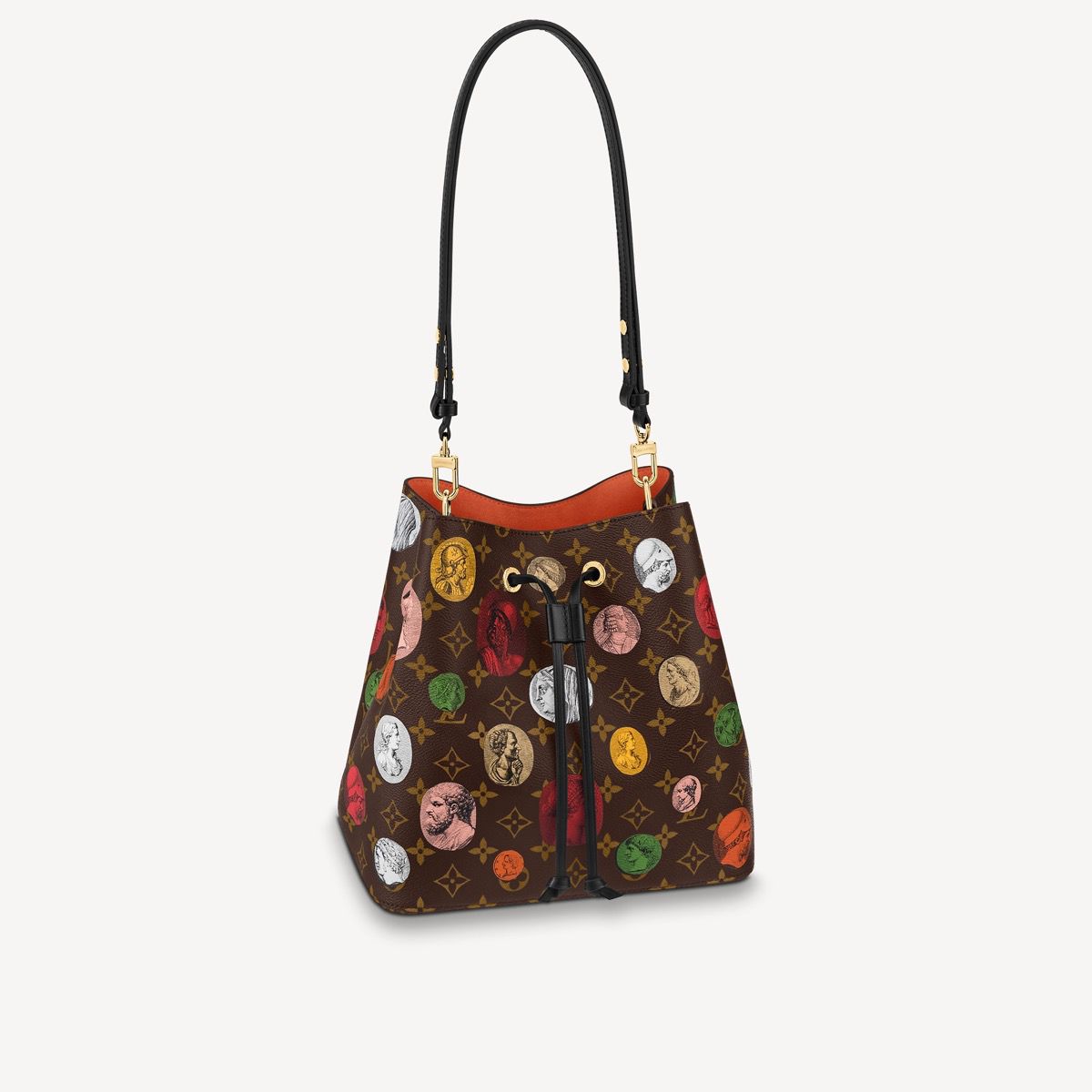 #m45956 l**is V*t*n lvxfornasetti monogram cameo néonoé mm bag