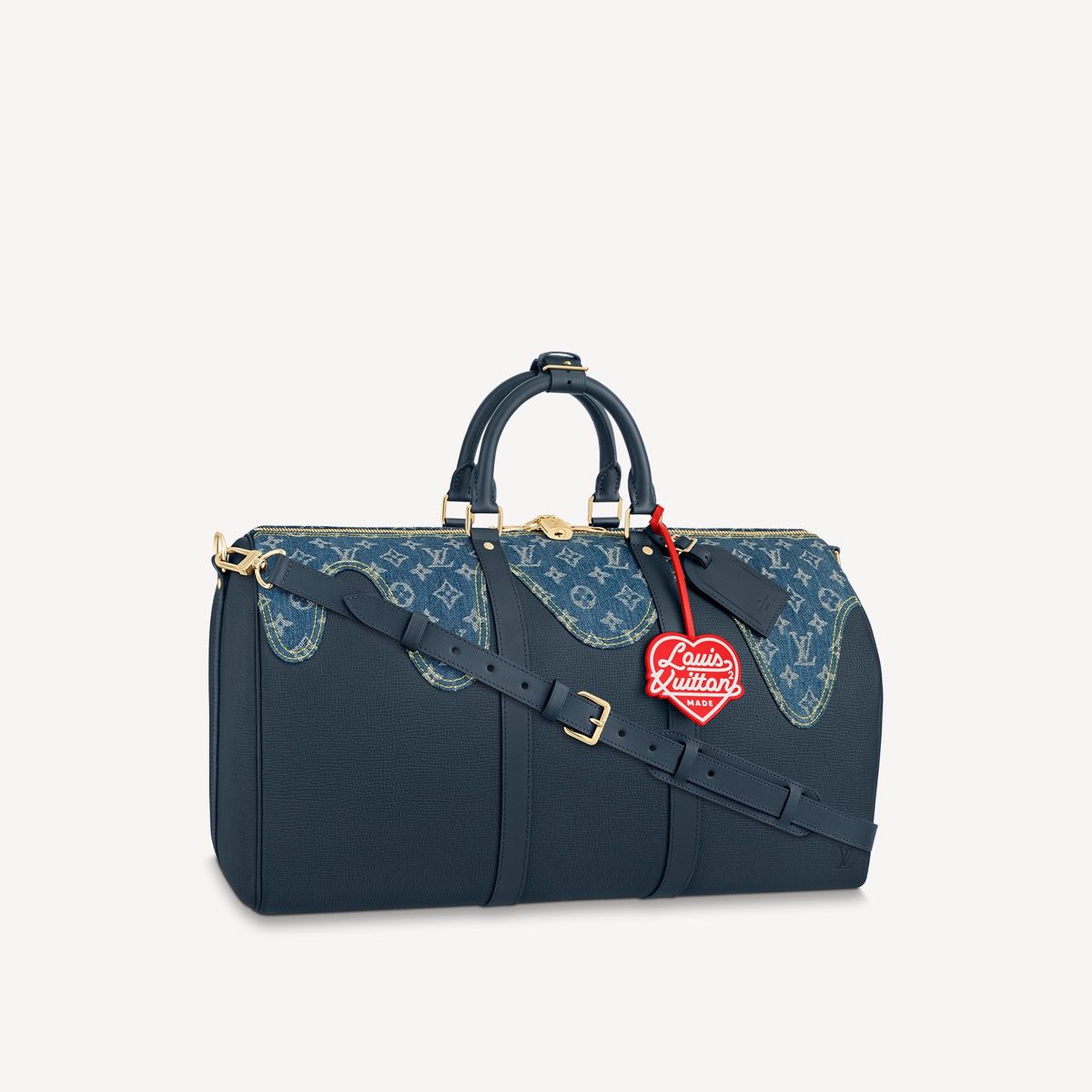 #m45975 l**is V*t*n nigo's monogram drip keepall bandoulière 50
