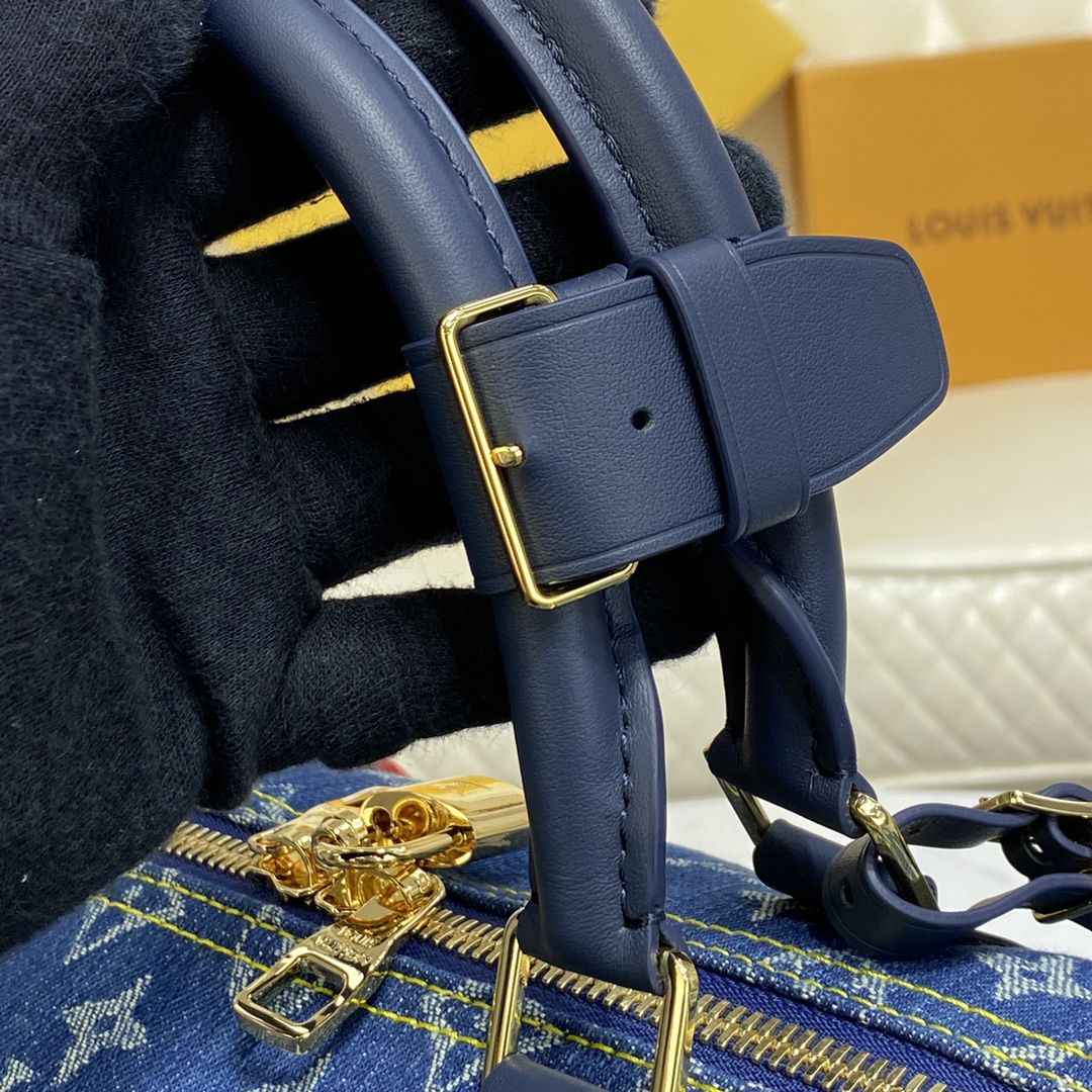 #m45975 l**is V*t*n nigo's monogram drip keepall bandoulière 50