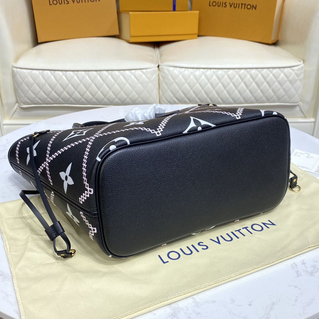 #m46040 l**is V*t*n monogram empreinte neverfull mm tote bag