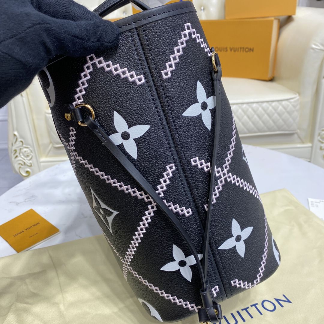 #m46040 l**is V*t*n monogram empreinte neverfull mm tote bag