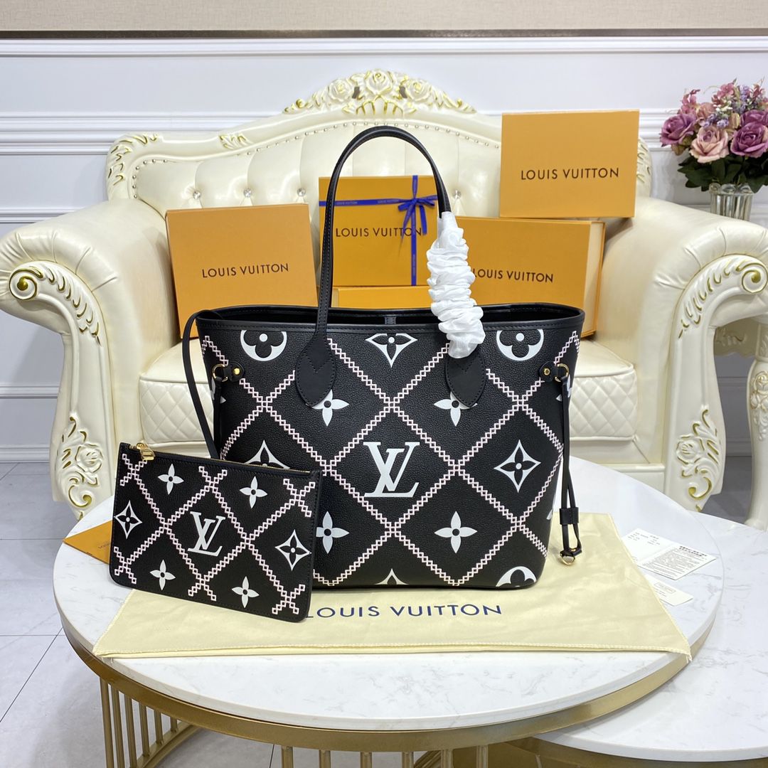 #m46040 l**is V*t*n monogram empreinte neverfull mm tote bag