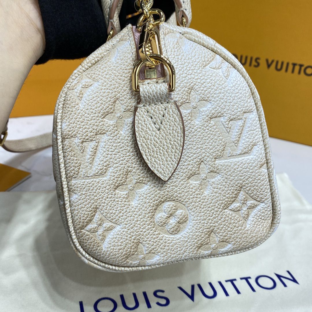 #m46163 l**is V*t*n sprayed grained speedy bandoulière 20 bag